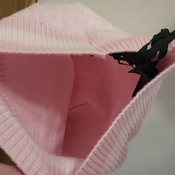 Balmain Pink & White Wool  Beanie - Picture 8 of 10